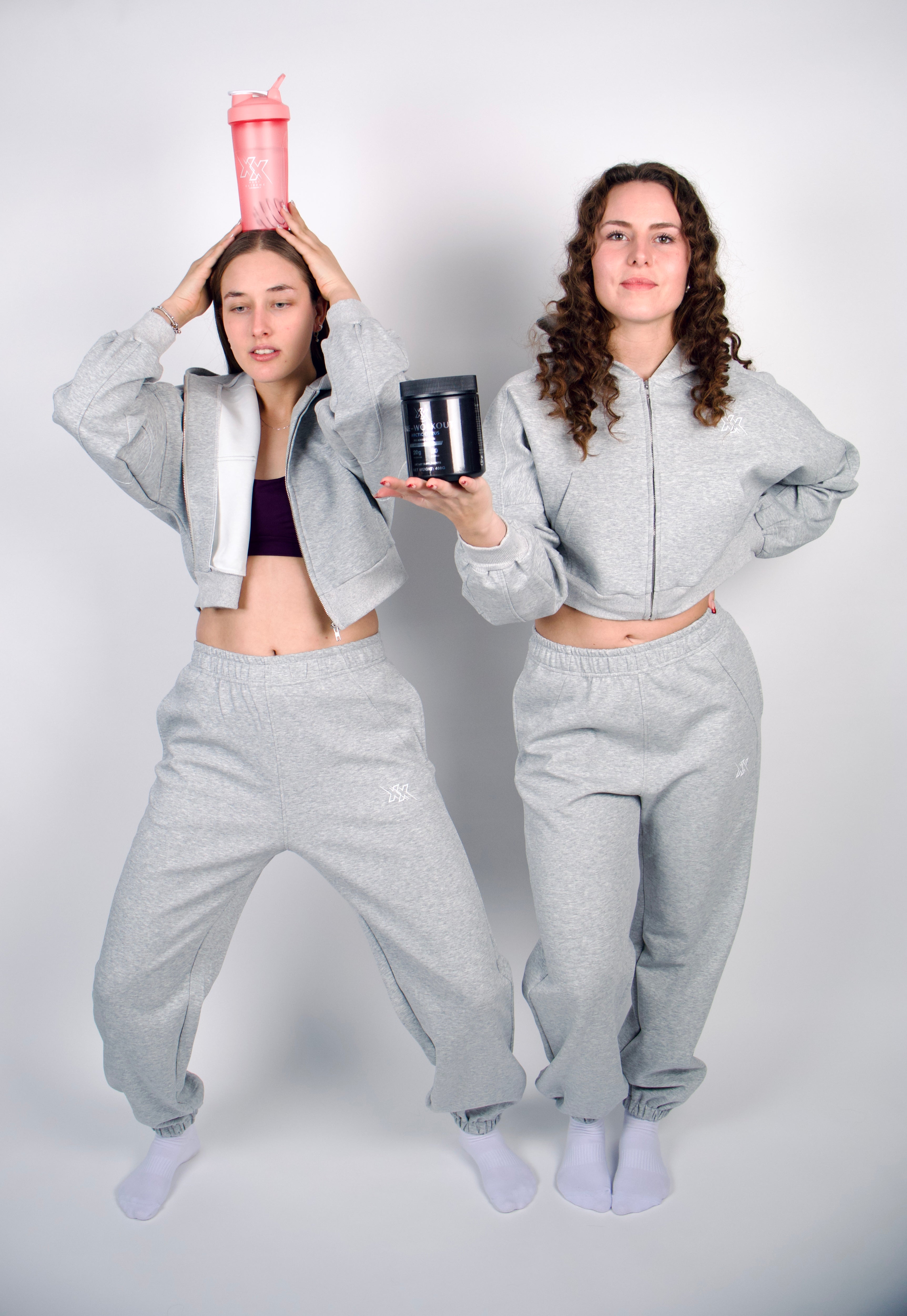 Recharge Zip Hoodie – Cloud Grey