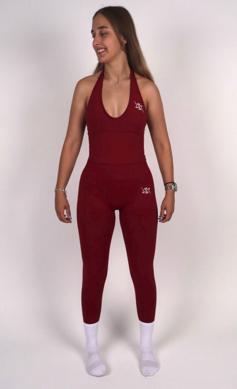 Sculpt Leggings – Wine Red