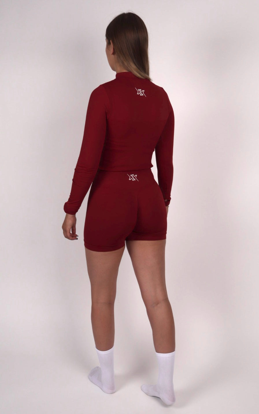 Sculpt Vest – Wine Red