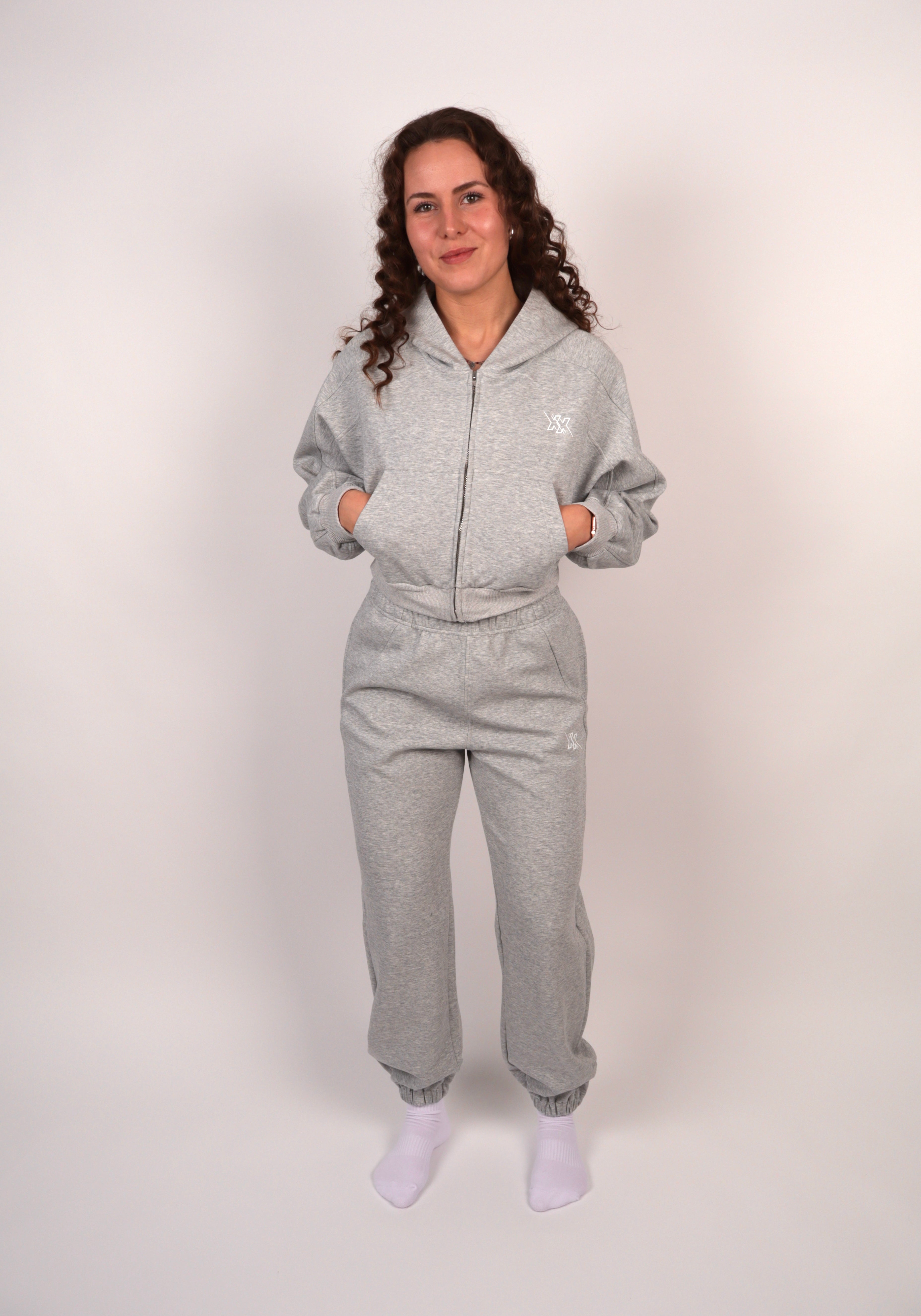 Recharge Zip Hoodie – Cloud Grey