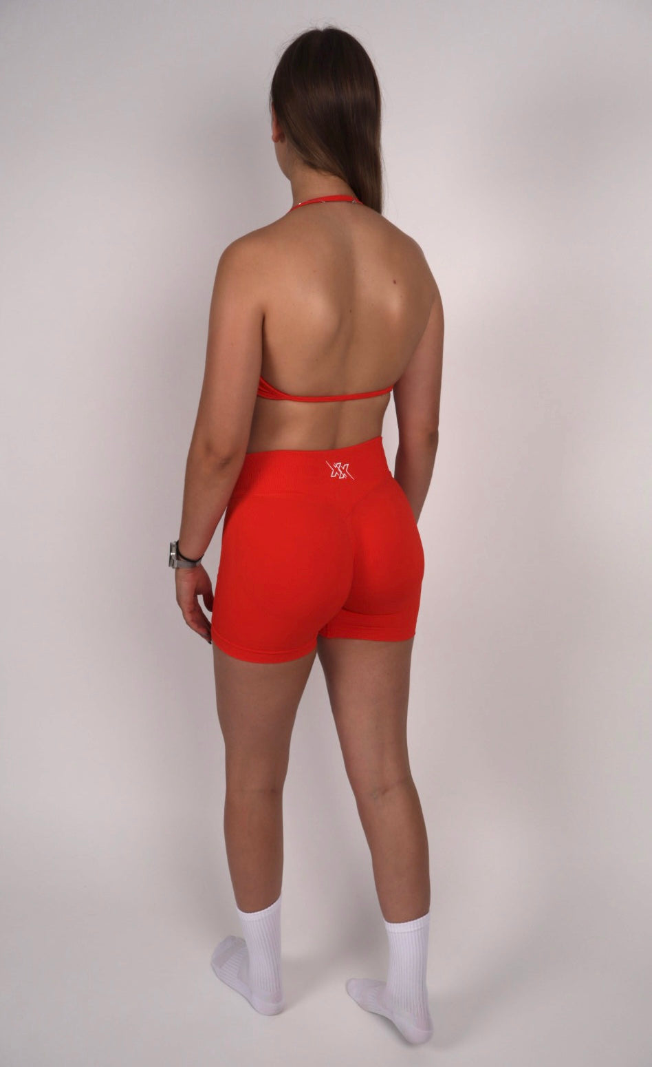 Extreme Scrunch Shorts – Fire Orange - Next Extreme Performance